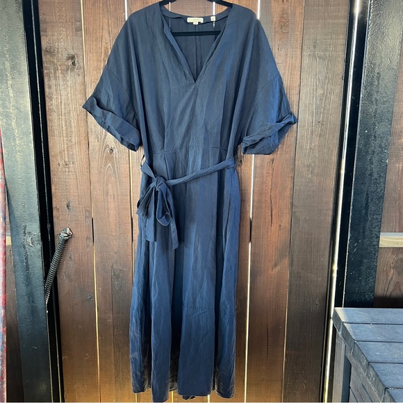 Vince Navy Midi Dress - Picture 3 of 8